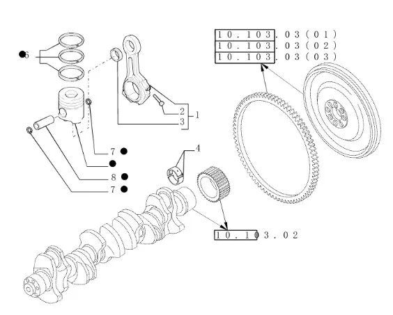 2996143 - комплект поршневых колец
